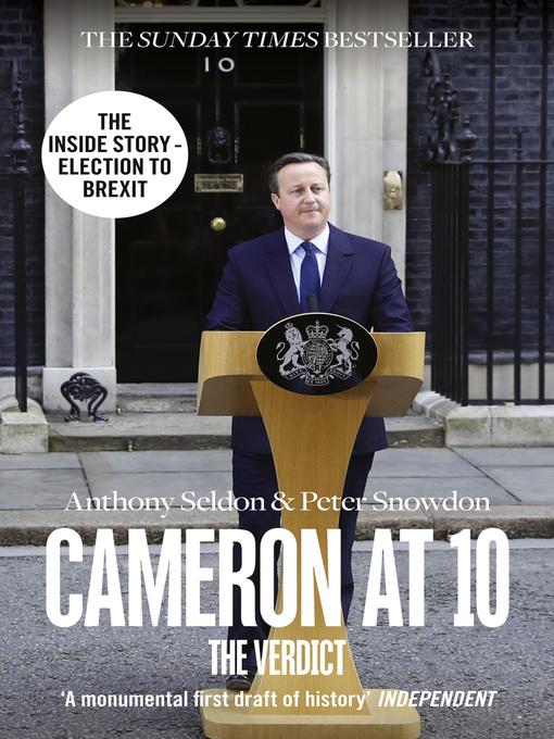 Title details for Cameron at 10 by Anthony Seldon - Available